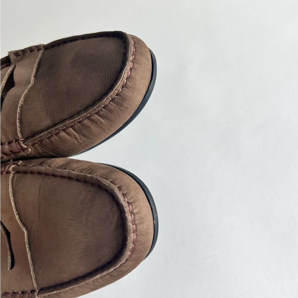 Marc Joseph Brown Suede Penny Loafers - Picture 14 of 16